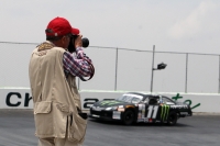 Sábado 12 de abril del 2014. Tuxtla Gutiérrez. La prueba de salida de la tercera carrera de la temporada de la Nascar México 2014 en el Ovalo Chiapas ubicado en las cercanías de la capital de este estado del sureste de México.