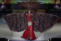 Jueves 31 de agosto del 2012. Tuxtla Gutiérrez, Chiapas. Esta noche se lleva a cabo la premiación al vestido estilizado con motivos tradicionales dentro del concurso Nuestra Belleza México 2012 que se lleva a cabo en esta ciudad.