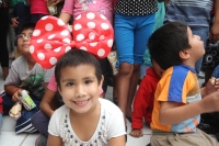 Miércoles 29 de abril del 2015. Tuxtla Gutiérrez. Los niños del Centro de Alta Especialidad, Hospital Pediátrico de Chiapas, reciben la visita de héroes anónimos quienes les llevan regalos y diversión celebrando a los enfermitos por el Día de Niño.