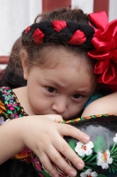 Lunes 4 de enero del 2016. Chiapa de Corzo. Los niños Parachicos y las pequeñas Chiapanecas en el día del Niño de Atocha