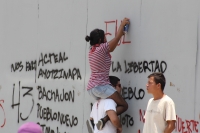 Domingo 26 de abril del 2015. Tuxtla Gutiérrez. Protestas y manifestaciones en varios municipios de Chiapas durante esta mañana donde se plantea la resistencia civil y el ejercicio de boicoteo a las elecciones.