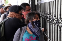 Martes 9 de abril del 2019. Tuxtla Gutiérrez. Normalistas regresan a la Plaza Central esperando que se les cumplan las demandas estudiantiles en Chiapas.