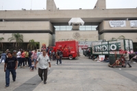 Miércoles 15 de abril del 2015. Tuxtla Gutiérrez. Normalistas de las 17 escuelas de Chiapas se manifiestan este medio día en la plaza central de esta ciudad del sureste de México.
