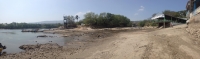Martes 21 de febrero del 2017. Chiapa de Corzo. Los niveles del rio Grijalva presentan niveles muy bajos debido a las obras de construcción de la obra de captación de la galería filtrante de agua potable para la ciudad de Tuxtla Gutiérrez por lo que el ab
