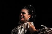 Viernes 3 de julio del 2013. Tuxtla Gutiérrez. Durante el festival de danza folclórica se presenta el grupo Ollin Yoliztli de Nuevo León esta noche en el Teatro de la Ciudad Emilio Rabasa en la capital del estado de Chiapas.