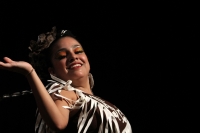 Viernes 3 de julio del 2013. Tuxtla Gutiérrez. Durante el festival de danza folclórica se presenta el grupo Ollin Yoliztli de Nuevo León esta noche en el Teatro de la Ciudad Emilio Rabasa en la capital del estado de Chiapas.