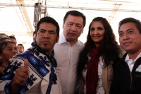 Miércoles 27 de enero del 2016. San Cristóbal de las Casas. Miguel Ángel Osorio Chong, Secretario de gobernación de México, durante su visita al estado de Chiapas durante la firma del Convenio para Garantizar los Derechos a la Identidad de la Población In