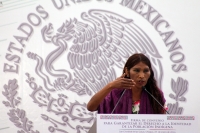 Miércoles 27 de enero del 2016. San Cristóbal de las Casas. Miguel Ángel Osorio Chong, Secretario de gobernación de México, durante su visita al estado de Chiapas durante la firma del Convenio para Garantizar los Derechos a la Identidad de la Población In