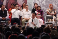 Miércoles 27 de enero del 2016. San Cristóbal de las Casas. Miguel Ángel Osorio Chong, Secretario de gobernación de México, durante su visita al estado de Chiapas durante la firma del Convenio para Garantizar los Derechos a la Identidad de la Población In
