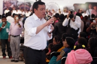 Miércoles 27 de enero del 2016. San Cristóbal de las Casas. Miguel Ángel Osorio Chong, Secretario de gobernación de México, durante su visita al estado de Chiapas durante la firma del Convenio para Garantizar los Derechos a la Identidad de la Población In