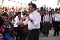 Miércoles 27 de enero del 2016. San Cristóbal de las Casas. Miguel Ángel Osorio Chong, Secretario de gobernación de México, durante su visita al estado de Chiapas durante la firma del Convenio para Garantizar los Derechos a la Identidad de la Población In