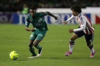 Sábado 10 de enero del 2015. Tuxtla Gutiérrez. Aspectos del partido entre Jaguares de Chiapas y Guadalajara, esta noche en el estadio Zoque de la capital del estado de Chiapas.