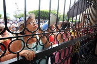 Martes 25 de agosto del 2015. Tuxtla Gutiérrez. Paco Rojas Toledo y representantes de la Barra de Abogados de Chiapas presentan en el Congreso Local la documentación y firmas de ciudadanos que acompañan la denuncia de fraude electoral del proceso de elecc