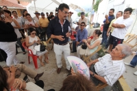 Martes 21 de julio del 2015. Tuxtla Gutiérrez. Paco Rojas Toledo en conferencia de prensa esta mañana en las instalaciones del IEPC municipal.