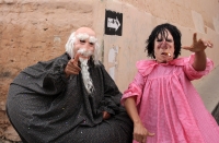 Jueves 22 de septiembre del 2016. San Cristóbal de las Casas. Los pintorescos personajes que en procesión acompañan a la virgen de la Merced por las calles durante el anuncio de las fiestas patronales llenado de colorido  esta colonial ciudad del sureste 