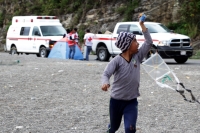 Viernes 23 de noviembre del 2018. Los niños desplazados de Chiapas durante la caravana ««Pies Cansados»» en el tramo carretero entre San Cristóbal de las Casas y Tuxtla Gutiérrrez