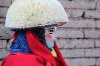 Lunes 15 de enero del 2018. Chiapa de Corzo. Los Parachicos inician el recorrido tradicional esta mañana en la Fiesta Grande de Enero...