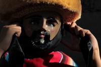 Lunes 15 de enero del 2018. Chiapa de Corzo. Los Parachicos inician el recorrido tradicional esta mañana en la Fiesta Grande de Enero...