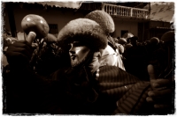 Parachicos durante la Fiesta Grande de Enero.