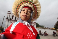 Miércoles 15 de enero del 2014. Chiapa de Corzo. Esta mañana da inicio al tradicional recorrido de Los Parachicos donde estos personajes vestidos con sarapes y mascaras de madera bailan y gritan vivas a los Patronos de esta comunidad de la Ribera del Rio 