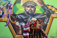 Lunes 18 de enero del 2016. Chiapa de Corzo. Chiapanecas y Parachicos recorren las calles de la colonial ciudad de la ribera del rio Grijalva durante las celebraciones patronales en la fiesta Grande de Chiapas.
