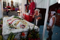 Sábado 14 de mayo del 2016. Tuxtla Gutiérrez. El culto a San Pascual Bailón se celebra durante todo el año en la ermita de la iglesia ortodoxa mexicana y en el mes de mayo se festejan las fiestas patronales a cargo de la comunidad Zoque quienes realizan e