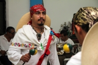 Jueves 22 de diciembre del 2016. Tuxtla Gutiérrez. La danza de los pastores zoques. La comunidad de Zoque realiza el elegante Baile de Pastores, danza que consta de complicados pasos acompañados por los músicos tradicionales en tres grupos de una docena d