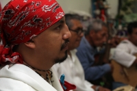 Jueves 22 de diciembre del 2016. Tuxtla Gutiérrez. La danza de los pastores zoques. La comunidad de Zoque realiza el elegante Baile de Pastores, danza que consta de complicados pasos acompañados por los músicos tradicionales en tres grupos de una docena d