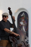 Sábado 7 de mayo del 2016. Tuxtla Gutiérrez. Pate de Fua en la prueba de sonido de su concierto en la Avenida Central