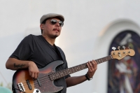 Sábado 7 de mayo del 2016. Tuxtla Gutiérrez. Pate de Fua en la prueba de sonido de su concierto en la Avenida Central
