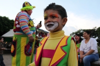 Miércoles 12 de octubre del 2016. Foto/Emilio Broissin/René Arauxo. Durante la manisfestación de Los Payasos de Tuxtla