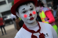 Miércoles 12 de octubre del 2016. Foto/Emilio Broissin/René Arauxo. Durante la manisfestación de Los Payasos de Tuxtla