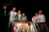 Jueves 12 de diciembre del 2013. Chiapa de corzo. Los peregrinos de San Cristóbal de las Casas pernoctan por última vez en la ciudad de la Ribera del Grijalva antes de regresar a la región de Los Altos esta madrugada.
