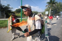 Jueves 8 de diciembre del 2016. Tuxtla Gutiérrez. Los diferentes grupos de peregrinos entrando a la ciudad.