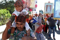 Miércoles 12 de diciembre del 2108. Tuxtla Gutiérrez. Los grupos peregrinos de la región Frailesca de Chiapas presentan el mayor número de feligreses dentro de las peregrinaciones que este medio dí­a a visitar a la Virgen de Guadalupe