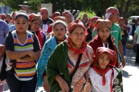 Miércoles 12 de diciembre del 2108. Tuxtla Gutiérrez. Los grupos peregrinos de la región Frailesca de Chiapas presentan el mayor número de feligreses dentro de las peregrinaciones que este medio dí­a a visitar a la Virgen de Guadalupe