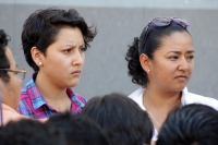 Martes 3 de marzo del 2015. Tuxtla Gutiérrez. Dos jóvenes mujeres solicitan el contrato civil en el registro de la capital del estado de Chiapas después de que organizaciones sociales interpusieran un amparo indirecto para el acceso al matrimonio igualita
