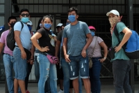 Jueves 21 de mayo del 2020. Tuxtla Gutiérrez. Regresan las manifestaciones a la plaza central de la ciudad