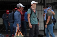 Jueves 21 de mayo del 2020. Tuxtla Gutiérrez. Regresan las manifestaciones a la plaza central de la ciudad