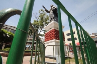 Viernes 7 de agosto del 2015. Tuxtla Gutiérrez. Seguridad en la Plaza Central y en los alrededores del congreso local por la entrega de la medalla Rosario Castellanos.