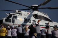 Lunes 15 de febrero del 2016. Tuxtla Gutiérrez. El Papa Francisco durante su encuentro con las familias chiapanecas.