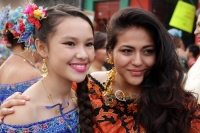 Lunes 18 de enero del 2016. Chiapa de Corzo. Chiapanecas y Parachicos recorren las calles de la colonial ciudad de la ribera del rio Grijalva durante las celebraciones patronales en la fiesta Grande de Chiapas.