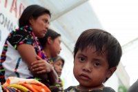 Jueves 18 de julio del 2019. Tuxtla Gutiérrez. Organziaciones de DDH y las familias de los presos indígenas se manifiestan este medio día en la Plaza Central