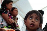 Jueves 18 de julio del 2019. Tuxtla Gutiérrez. Organziaciones de DDH y las familias de los presos indígenas se manifiestan este medio día en la Plaza Central