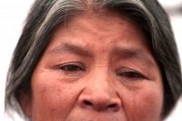 Jueves 18 de julio del 2019. Tuxtla Gutiérrez. Organziaciones de DDH y las familias de los presos indígenas se manifiestan este medio día en la Plaza Central