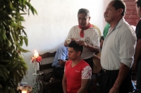Miércoles 25 de abril del 2018. Tuxtla Gutiérrez. Dentro de los rituales dentro de los Usos y Costumbres de la Comunidad Zoque la ceremonia de La Pasada de Flor representa la obligación del servicio hacia las tradiciones en el tiempo que sea nombrado e