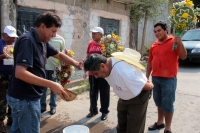 Miércoles 25 de abril del 2018. Tuxtla Gutiérrez. Dentro de los rituales dentro de los Usos y Costumbres de la Comunidad Zoque la ceremonia de La Pasada de Flor representa la obligación del servicio hacia las tradiciones en el tiempo que sea nombrado e