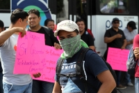 Martes 30 de octubre del 2018. Tuxtla Gutiérrez. Continúan las protestas de maestros y normalistas que la administración chiapaneca les adeuda salarios de 3 años.