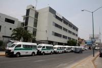 Lunes 16 de mayo del 2016. Tuxtla Gutiérrez. A pesar del bloqueo del transporte en varias ciudades del estado de Chiapas, algunas unidades del transporte público continúan prestando su servicio antes de radicalizar la protesta.