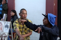 Domingo 25 de enero del 2015. San Cristóbal de las Casas. El rap urbano reúne en el andador turístico a sus representantes de Japón y de Sancris esta tarde.